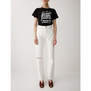 マウジー(moussy)のマウジー moussy JW WIDE STRAIGHT デニム(デニム/ジーンズ)