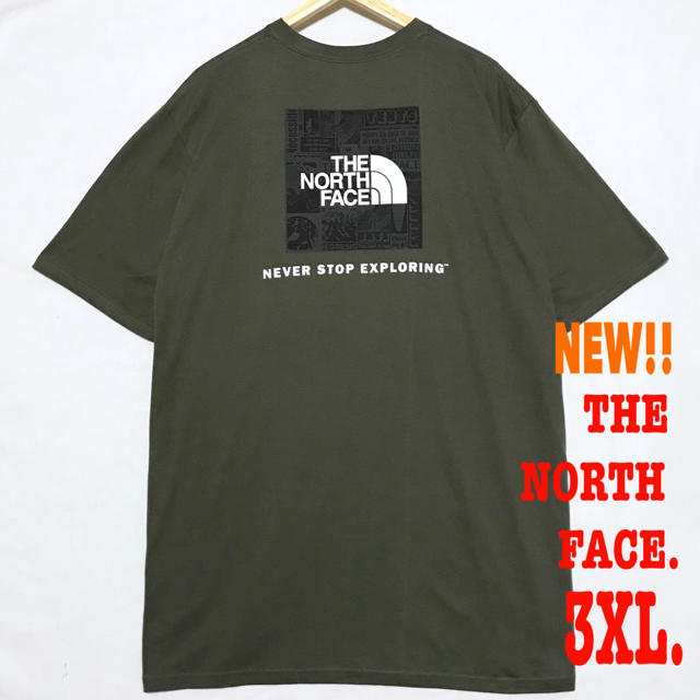 THE NORTH FACE(ザノースフェイス)のレア BOX ♪ 3XL相当 新品 ノースフェイス  BOXロゴ Tシャツ メンズのトップス(Tシャツ/カットソー(半袖/袖なし))の商品写真