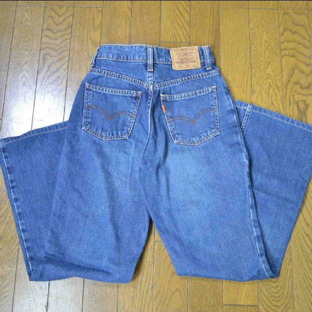 Levi's(リーバイス)のLevi's　857　90s　ハイウエスト　フレアデニム　W28インチ　美品 レディースのパンツ(デニム/ジーンズ)の商品写真