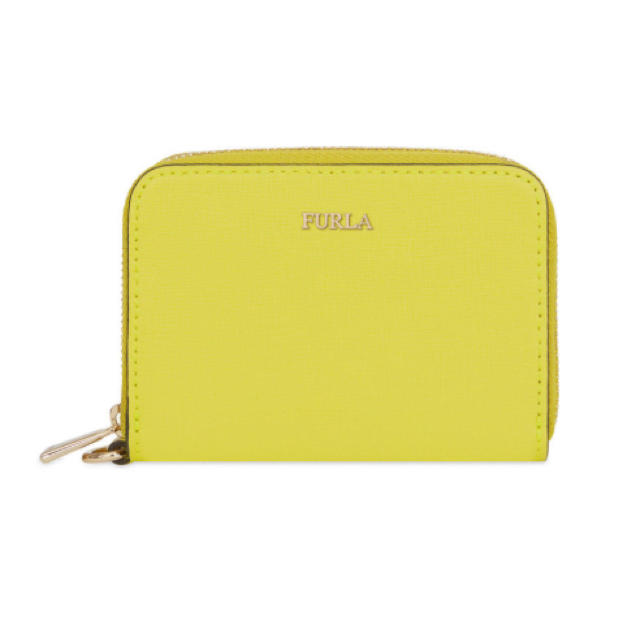 FURLA ジップアラウンド ウォレット イエロー 0804