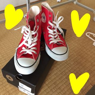 コンバース(CONVERSE)のコンバース ハイカットスニーカー 赤(スニーカー)