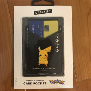 ポケモン(ポケモン)のcasetify Pokemon iPhoneXs Pikachu 黒(iPhoneケース)