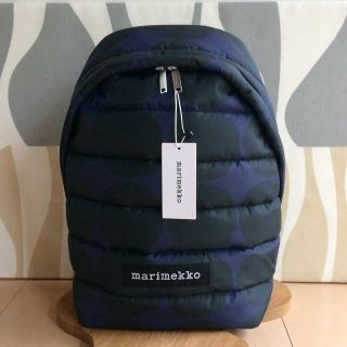 マリメッコ(marimekko)の新品 マリメッコ ピエネット キヴェットック Lolly ダークブルー×ブラック(リュック/バックパック)