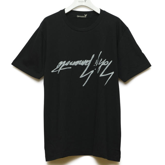 GroundY 逆さロゴ Tシャツ ブラック グラウンドワイ Ground Yトップス