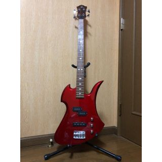 ビーシーリッチ(B.C. Rich)のB.C rich ベース 赤ラメ モッキンバード(エレキベース)