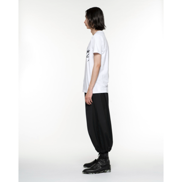 Yohji Yamamoto(ヨウジヤマモト)のGroundY 逆さロゴ Tシャツ ホワイト グラウンドワイ Ground Y メンズのトップス(Tシャツ/カットソー(半袖/袖なし))の商品写真