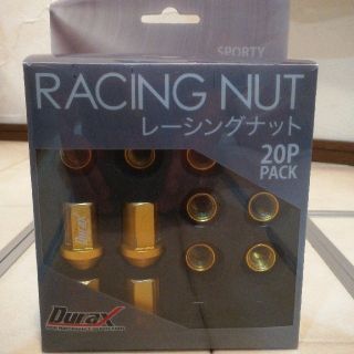 ニッサン(日産)のDurax レーシングナット　ゴールド(汎用パーツ)