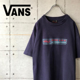 ヴァンズ(VANS)の【激レア】 90s VANS バンズ センターロゴ  Tシャツ スケーター(Tシャツ/カットソー(半袖/袖なし))