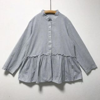 ネストローブ(nest Robe)のu m e様専用◡̈ネストローブ コットンリネン チェック ブラウス(シャツ/ブラウス(長袖/七分))