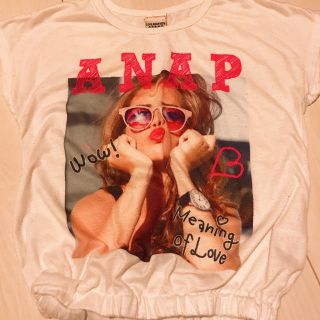 アナップキッズ(ANAP Kids)のANAP kidsプリントTシャツ(Tシャツ/カットソー)