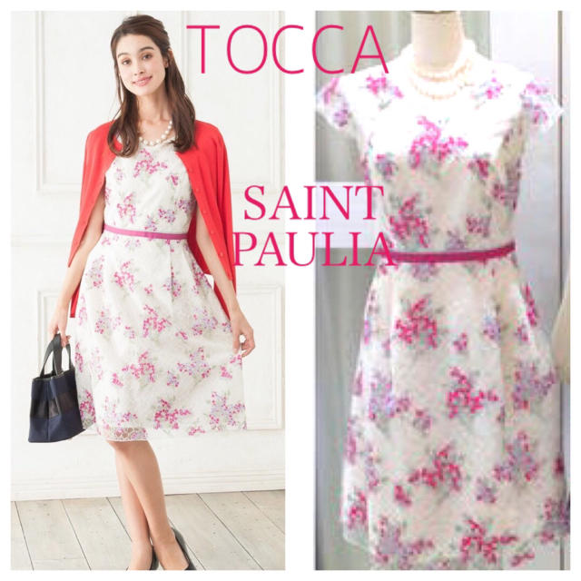 TOCCA(トッカ)のTOCCA❀* SAINT PAULIA °✼*優雅な可愛いワンピース✨ レディースのワンピース(ひざ丈ワンピース)の商品写真