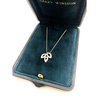 ハリーウィンストン(HARRY WINSTON)のハリーウィンストン　リリークラスター　ミニネックレス　PT950/D0.19ct(ネックレス)