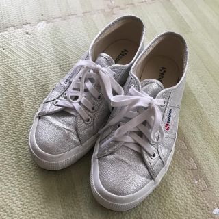 スペルガ(SUPERGA)のSUPERGA スニーカー シルバーラメ 37*(スニーカー)