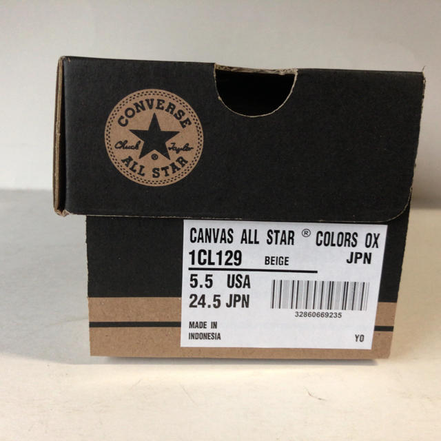 CONVERSE(コンバース)の新品 コンバース オールスターカラーズ  OX ベージュ 24.5cm レディースの靴/シューズ(スニーカー)の商品写真