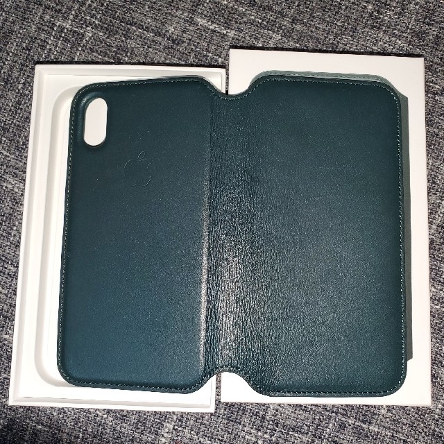 iPhone XS Leather Folio 純正ケース 1