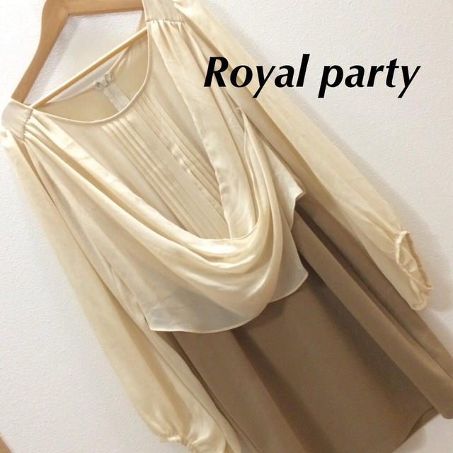 ROYAL PARTY(ロイヤルパーティー)のRoyal partyドッキングワンピ レディースのワンピース(ひざ丈ワンピース)の商品写真