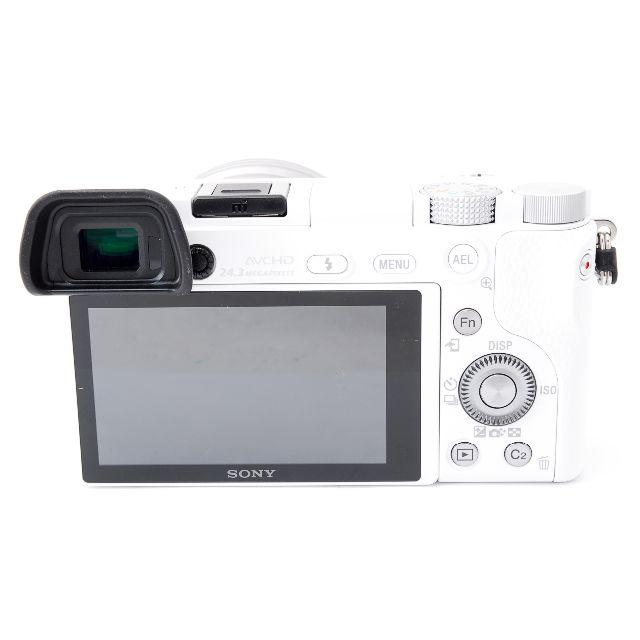 人気ブランド SONY ❤️Wi-Fi機能＆フルHD動画❤️高性能カメラ♪SONY α6000 ホワイト ミラーレス一眼 