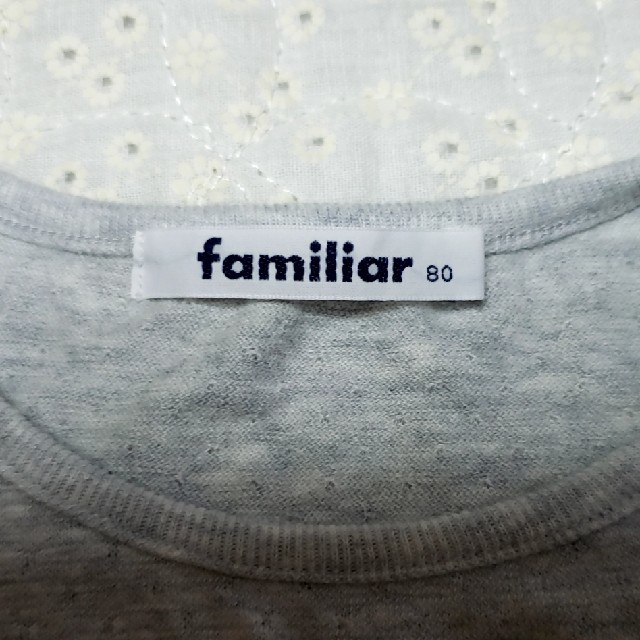familiar(ファミリア)のファミリア✩りあちゃん ポケット Tシャツ 80cm キッズ/ベビー/マタニティのベビー服(~85cm)(Ｔシャツ)の商品写真