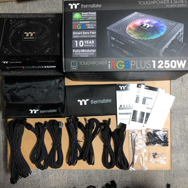 Thermaltake 1250w 電源 チタニウム TITANIUM