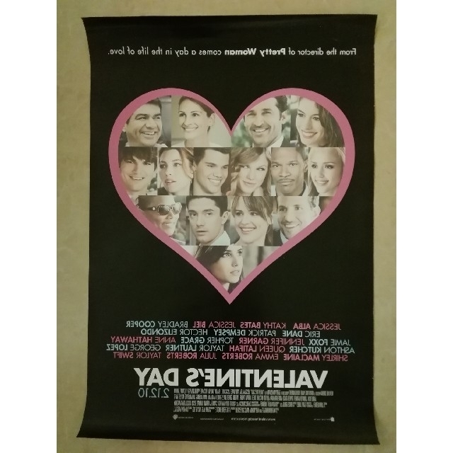 バレンタインデー　特大 両面 プリント ポスター 101.7cm×68.7cm