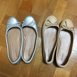 ナインウエスト(NINE WEST)のナインウエストバレーシューズ二足組み(バレエシューズ)