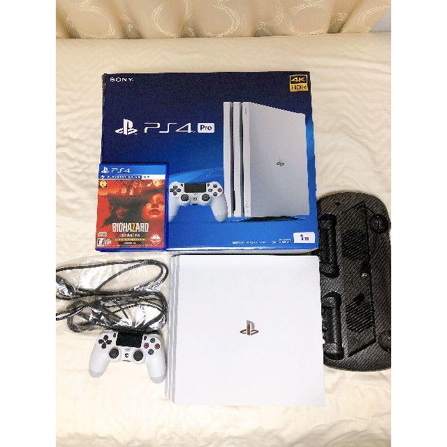 PS4 Pro 1TB バイオハザード 充電スタンド付き