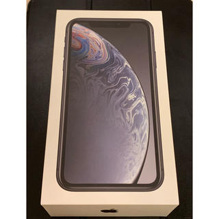 アイフォーン(iPhone)のiPhoneXR 64GB ブラック simフリー  新品未使用(スマートフォン本体)