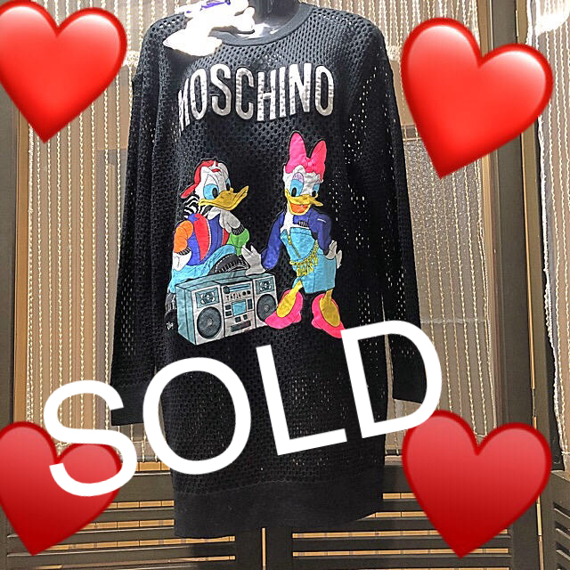 MOSCHINO - H&Mコラボメッシユワンピースディズニーの通販 by みな