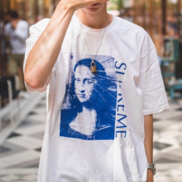 Supreme - supreme mona lisa tee 18ss 白 XL