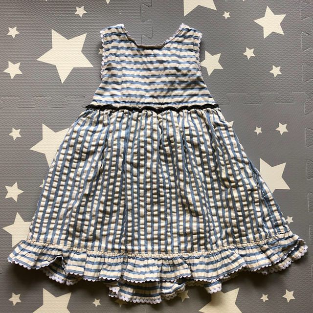 De Nachos（デナチョス） エプロンワンピース★エプロンドレス キッズ/ベビー/マタニティのキッズ服女の子用(90cm~)(ワンピース)の商品写真