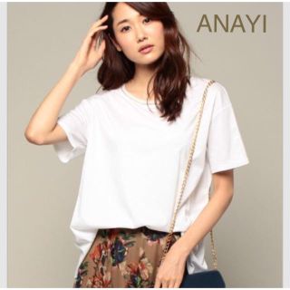 アナイ(ANAYI)の新品♧ANAYI ハイゲージスムーステントラインプルオーバー (カットソー(半袖/袖なし))