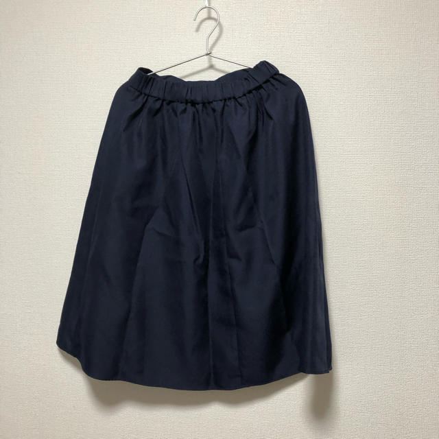 ROPE’(ロペ)の新品未使用 ROPE フレアスカート ネイビー レディースのスカート(ひざ丈スカート)の商品写真