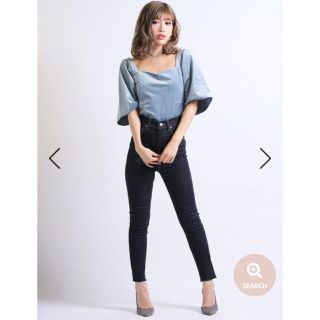 エイミーイストワール(eimy istoire)のDarich ダーリッチ velor square tops(カットソー(長袖/七分))