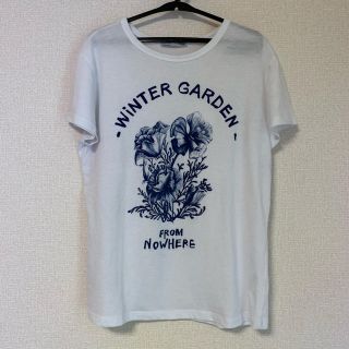 ザラ(ZARA)のZARA  Tシャツ ボタニカル  花柄(Tシャツ(半袖/袖なし))