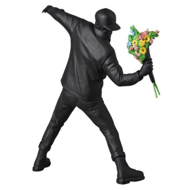 MEDICOM TOY(メディコムトイ)のFLOWER BOMBER BLACK GESSO Ver. BANKSY  エンタメ/ホビーのフィギュア(その他)の商品写真