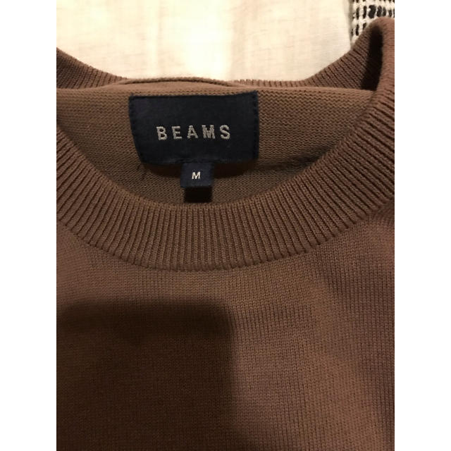 BEAMS(ビームス)のBEAMS ビームス ワイド クルーネック ショートスリーブ ニット 美品 メンズのトップス(ニット/セーター)の商品写真