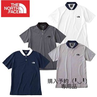 ザノースフェイス(THE NORTH FACE)のTNF マキシフレッシュクレリックポロ 白×紺 XL(ポロシャツ)