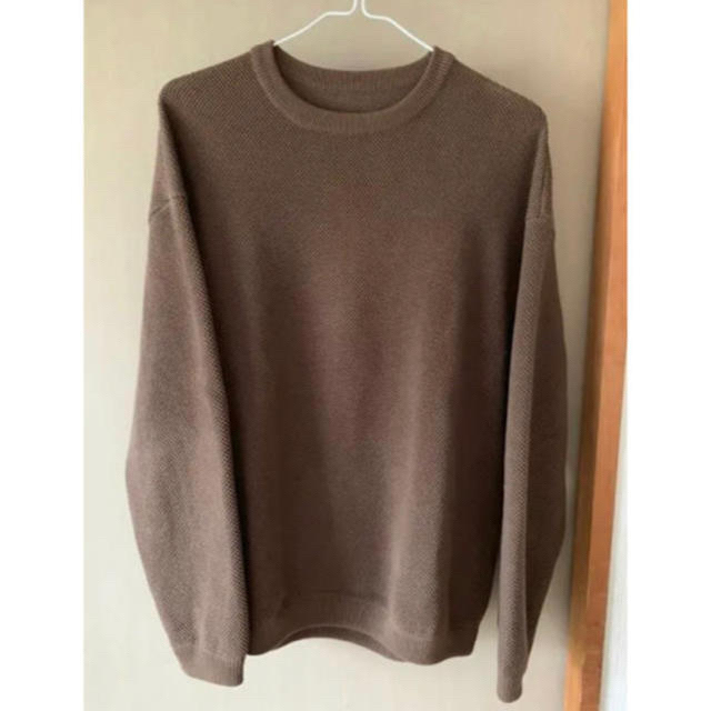 crepuscule moss stitch L/S sweatニット/セーター