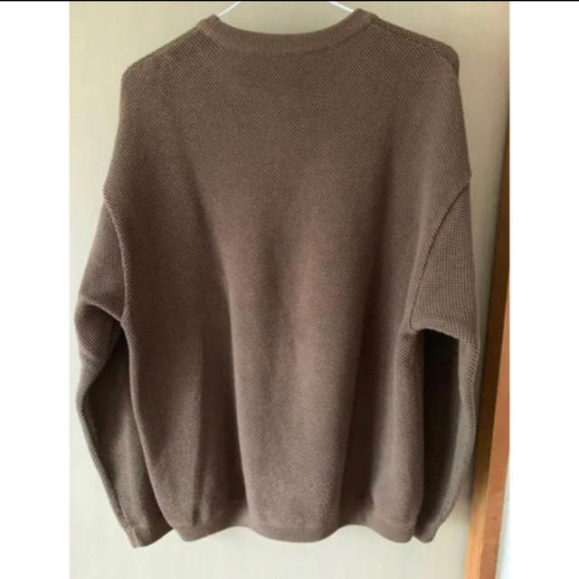 crepuscule moss stitch L/S sweatニット/セーター