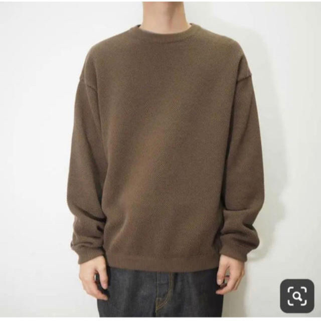 crepuscule moss stitch L/S sweatニット/セーター