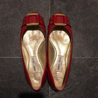 ジミーチュウ(JIMMY CHOO)のジミーチュウ  フラットシューズ(バレエシューズ)