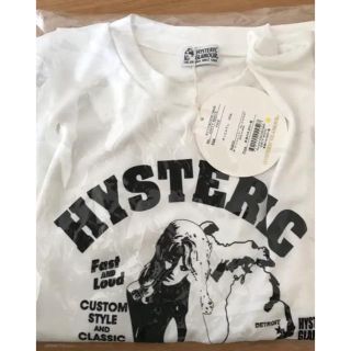 ヒステリックグラマー(HYSTERIC GLAMOUR)の【新品・未使用】ヒステリックグラマー ティーシャツ ホワイト(Tシャツ(半袖/袖なし))