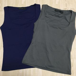 ザラ(ZARA)の☆ZARA ノースリーブ 2枚セット☆(タンクトップ)