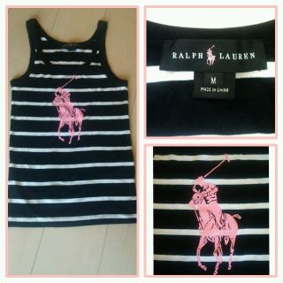 ラルフローレン(Ralph Lauren)のラルフローレン♡ボーダータンクトップ(タンクトップ)