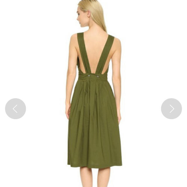 MAISON KITSUNE'(メゾンキツネ)の美品 Maison Kitsune IRIS OPEN BACK DRESS  レディースのワンピース(ロングワンピース/マキシワンピース)の商品写真