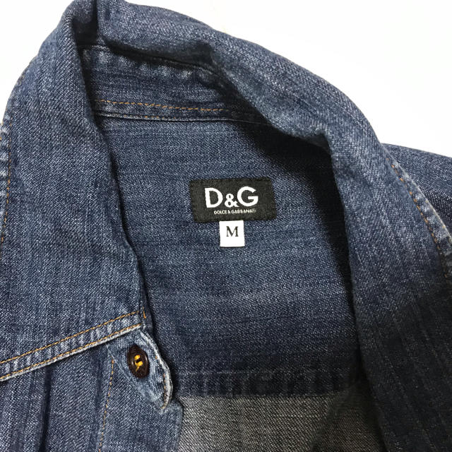 DOLCE&GABBANA(ドルチェアンドガッバーナ)のドルガバ！デニムシャツ！メンズMサイズ メンズのトップス(シャツ)の商品写真