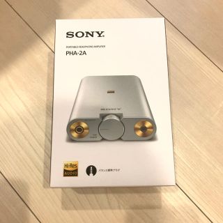 ソニー(SONY)のソニー ポータブルヘッドフォンアンプ ハイレゾ対応 新品未使用 ちい様専用(アンプ)