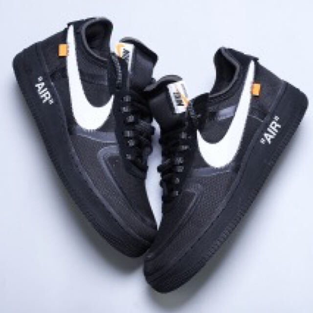 スニーカーNIKE offwhite Air Force 1 オフホワイト エアフォース