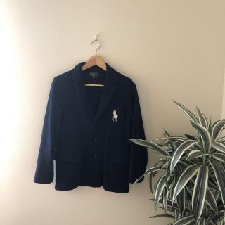 ポロラルフローレン(POLO RALPH LAUREN)の【美品】ラルフローレン スウェット テーラードジャケット 150(ジャケット/上着)