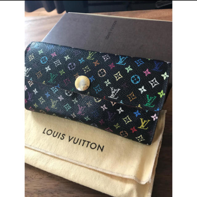 LOUIS VUITTON マルチカラー長財布